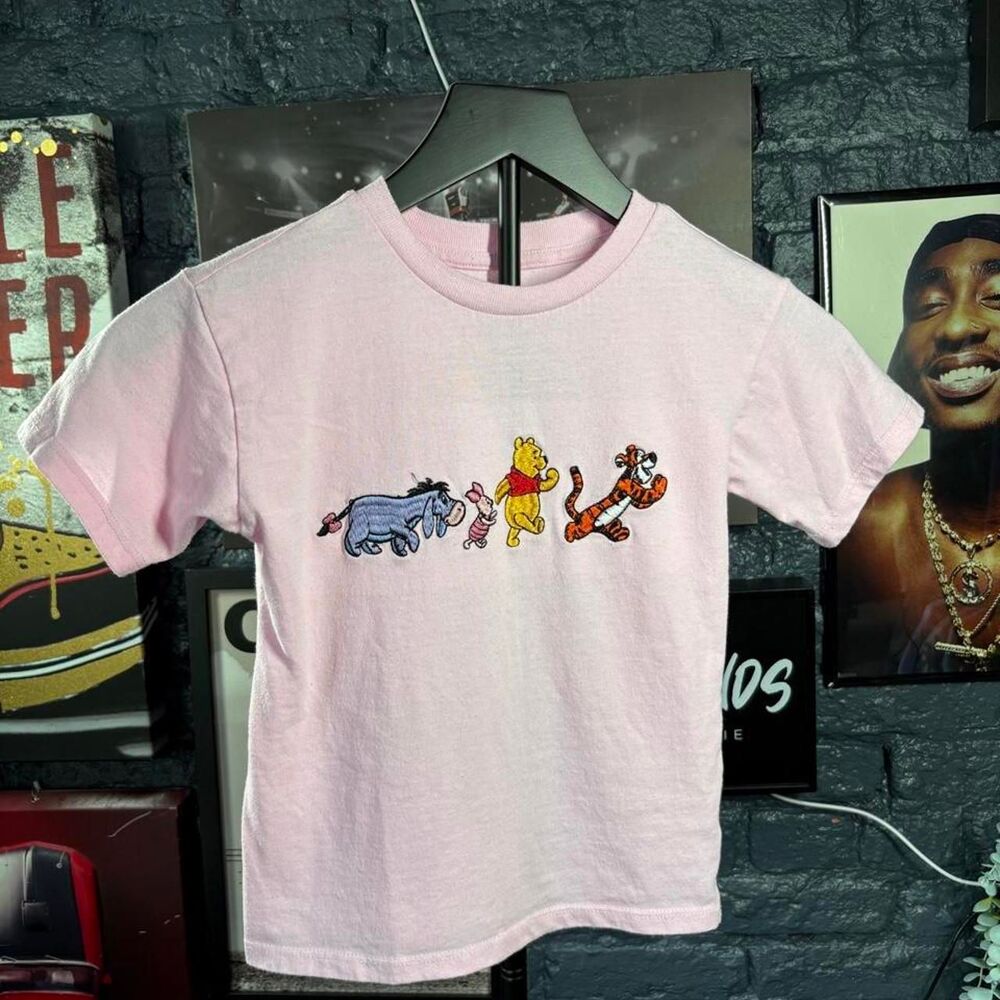 Disney Winnie the Pooh Pink Graphic T-Shirt - Youth XS